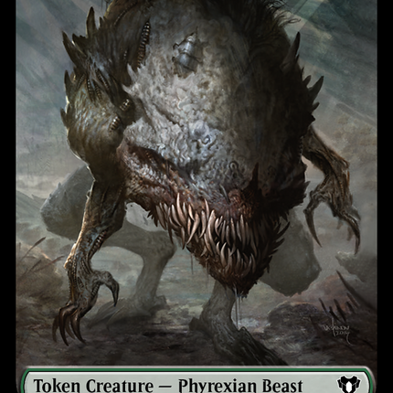 Phyrexian Beast Token [Commander Masters Tokens]