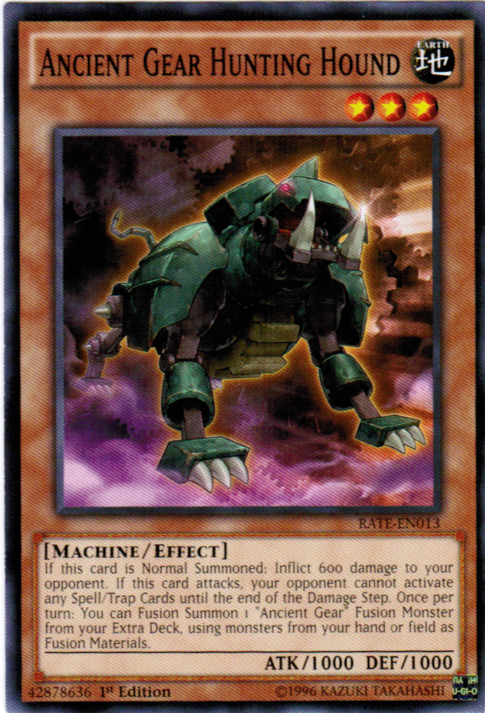 Ancient Gear Hunting Hound [RATE-EN013] Common – TokenMTG
