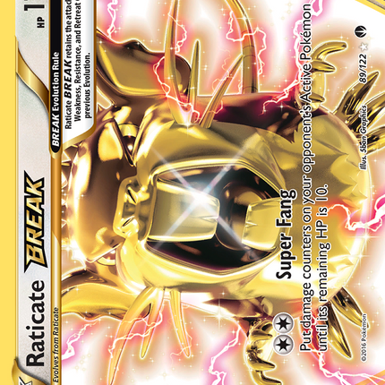 Raticate BREAK (89/122) [XY: BREAKpoint]