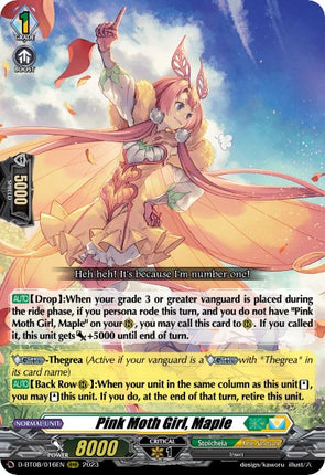 Pink Moth Girl, Maple (D-BT08/016EN) [Minerva Rising]