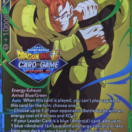 Android 16, Stalwart Defender (2021 Tournament Pack Vault Set) (P-310) [Tournament Promotion Cards]