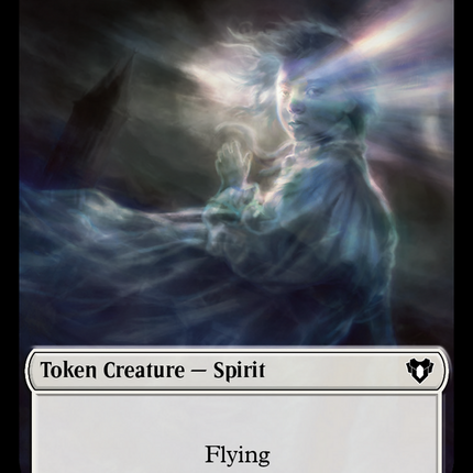 Spirit (0010) // Construct (0041) Double-Sided Token [Commander Masters Tokens]