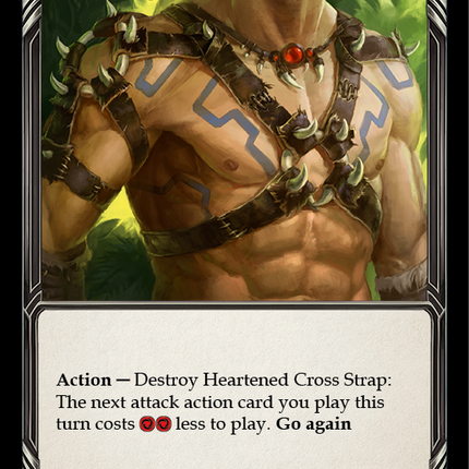 Heartened Cross Strap [PSM005] (Monarch Prism Blitz Deck)