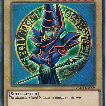 Dark Magician [YGLD-ENC09] Ultra Rare