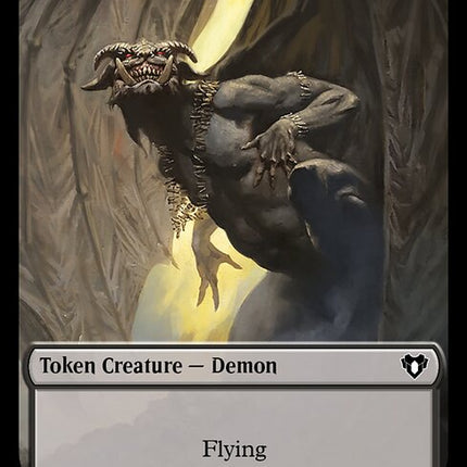 Treasure // Demon Double-Sided Token [Commander Masters Tokens]