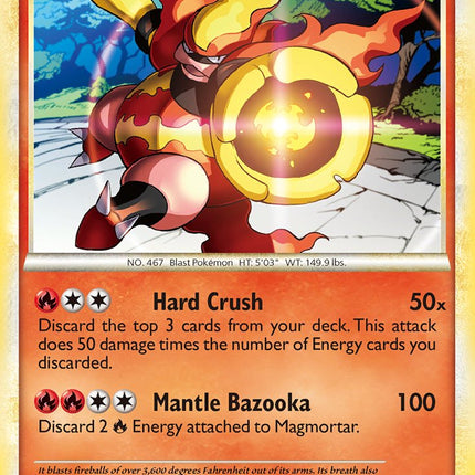 Magmortar (16/95) (Theme Deck Exclusive) [HeartGold & SoulSilver: Call of Legends]