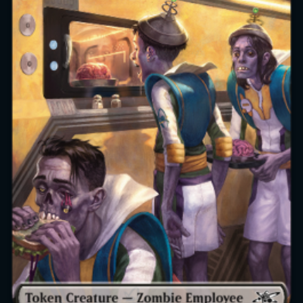 Zombie Employee // Food (010) Double-Sided Token [Unfinity Tokens]