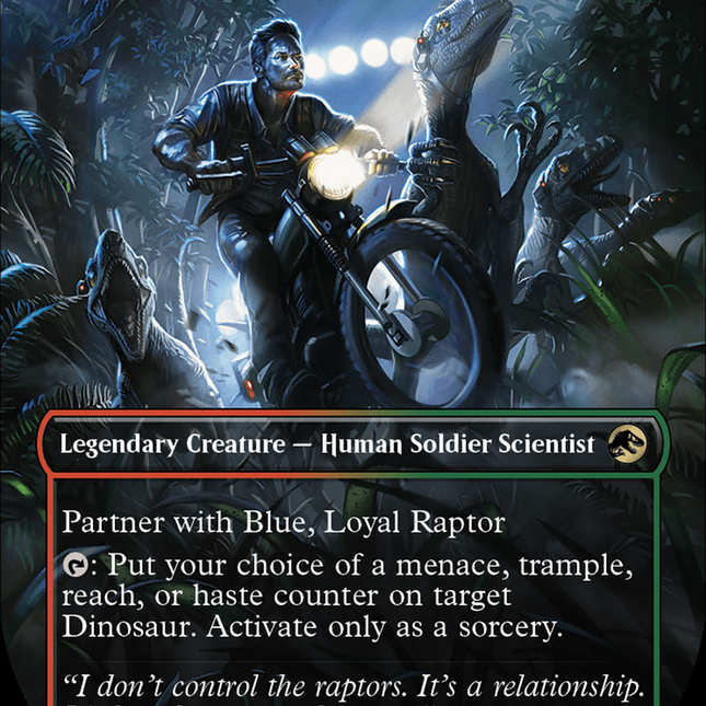 Owen Grady, Raptor Trainer (Borderless) [Jurassic World Collection]