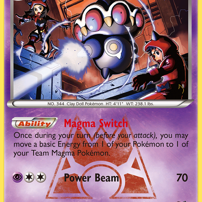 Team Magma's Claydol (11/34) [XY: Double Crisis]