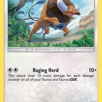Tauros (129/181) [Sun & Moon: Team Up]