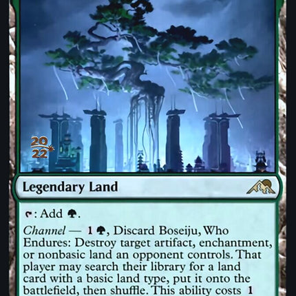 Boseiju, Who Endures [Kamigawa: Neon Dynasty Prerelease Promos]