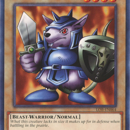 Beaver Warrior (25th Anniversary) [LOB-EN064] Common