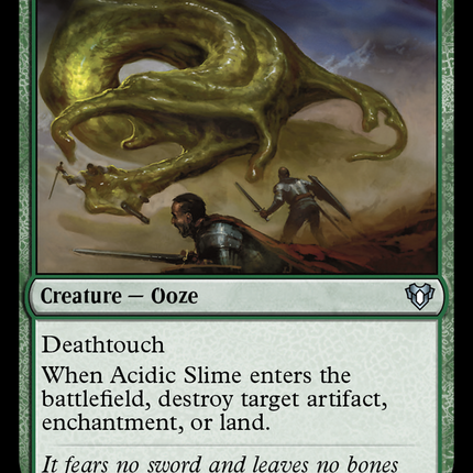 Acidic Slime [Commander Masters]