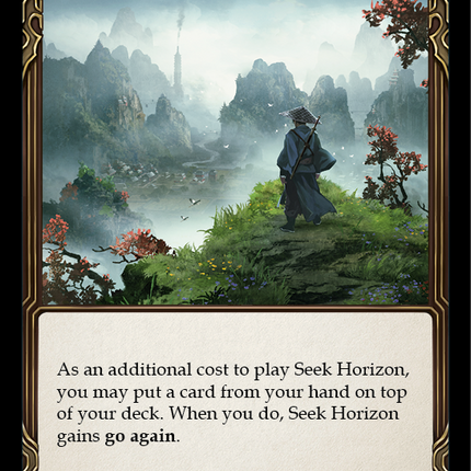 Seek Horizon (Yellow) [OUT217] (Outsiders)