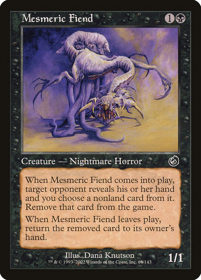MTG 催眠の悪鬼/Mesmeric Fiend 日英初版foil 2枚セット Mesmeric Fiend [Torment] – TokenMTG