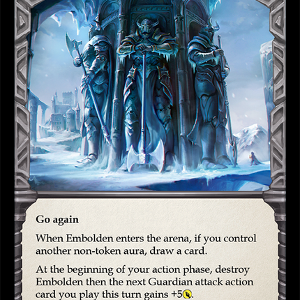 Embolden (Red) [ELE206] (Tales of Aria)  1st Edition Rainbow Foil