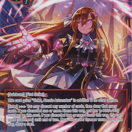 Violet, Flame of Providence Distortion (Full Art) (TST-022) [The Seventh]