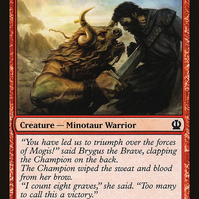 Borderland Minotaur [Theros]