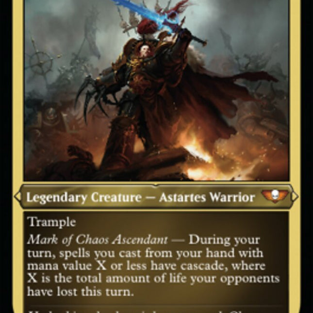 Abaddon the Despoiler (Display Commander) (Surge Foil) [Warhammer 40,000]