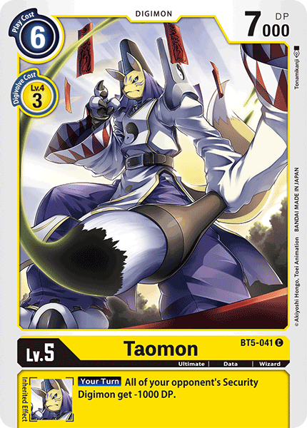 Taomon [BT5-041] [Battle of Omni] – TokenMTG