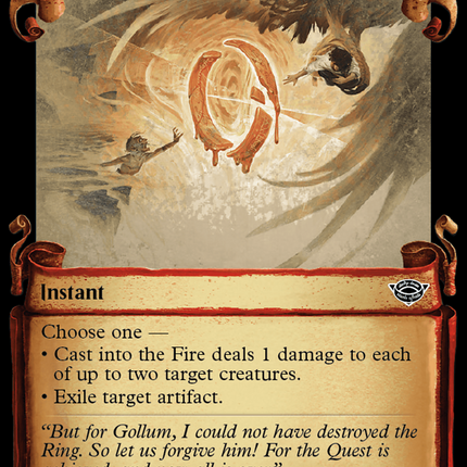 Cast into the Fire [The Lord of the Rings: Tales of Middle-Earth Showcase Scrolls]