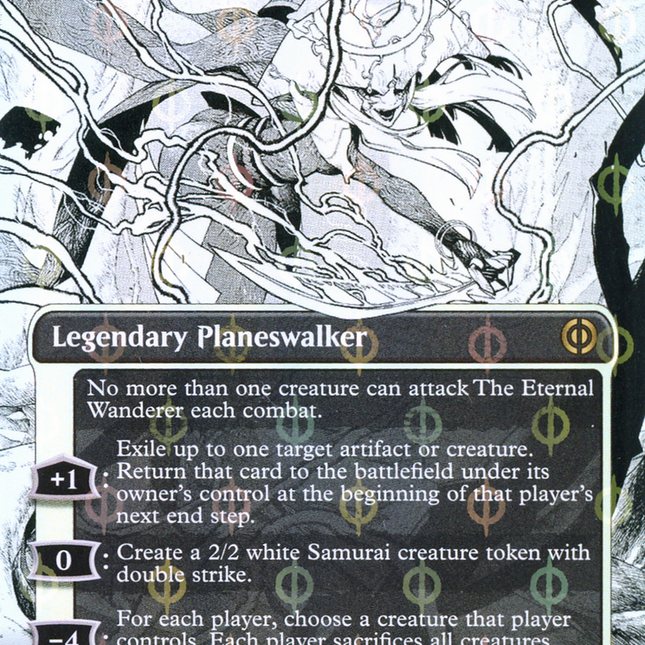 The Eternal Wanderer (Borderless Manga Step-and-Compleat Foil) [Phyrex –  TokenMTG
