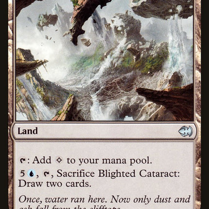 Blighted Cataract [Duel Decks: Merfolk vs. Goblins]