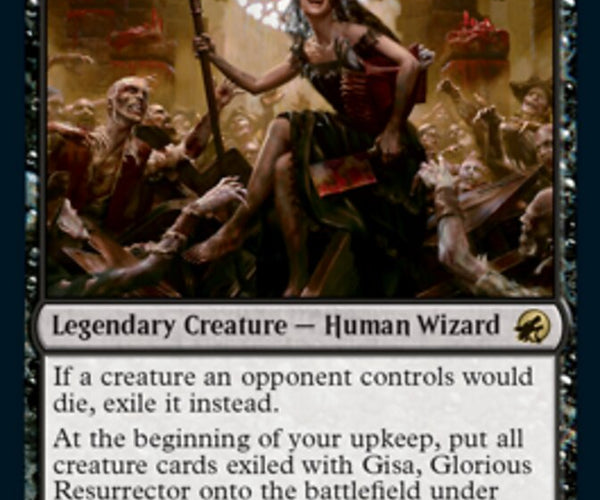 gisa cards mtg Magic The Gathering - Commander Masters put the top four cards of your library into your graveyard Gisa und Geralf MTG -