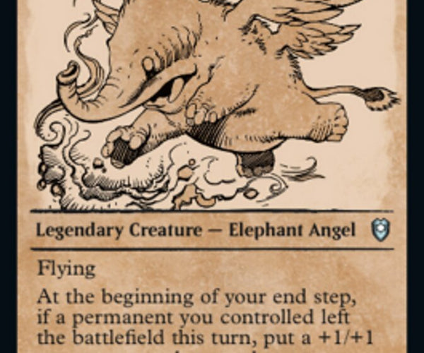 lulu mtg card Lulu, Loyal Hollyphant (Showcase) [Commander Legends: Battle for Baldu –  TokenMTG
