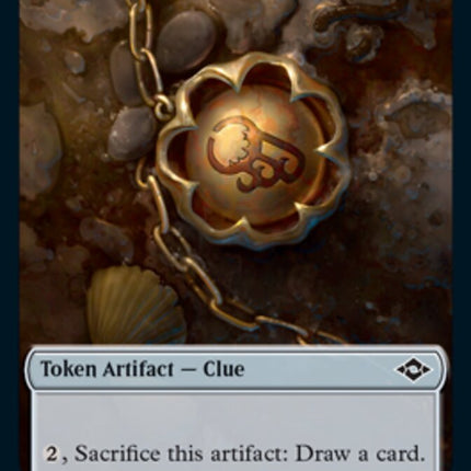 Beast // Clue (14) Double-Sided Token [Modern Horizons 2 Tokens]
