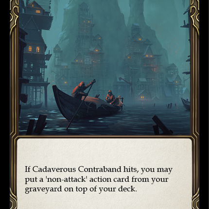 Cadaverous Contraband (Yellow) [ARC180-C] (Arcane Rising)  1st Edition Rainbow Foil
