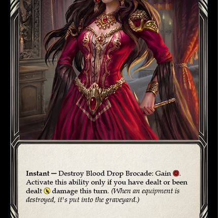 Blood Drop Brocade [U-MON238] (Monarch Unlimited)  Unlimited Normal
