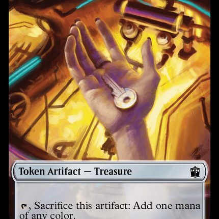 Alien Warrior // Treasure (0030) Double-Sided Token [Doctor Who Tokens]
