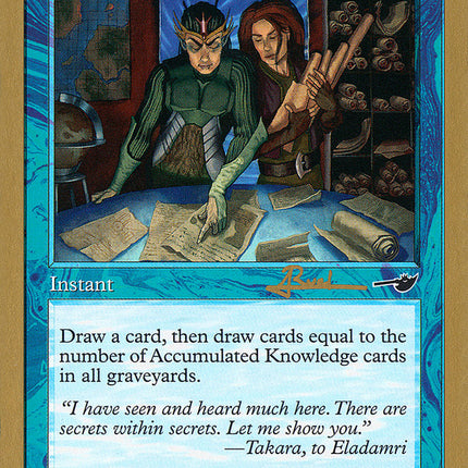 Accumulated Knowledge (Antoine Ruel) [World Championship Decks 2001]