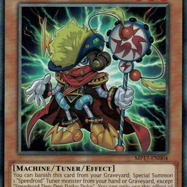 Speedroid Den-Den Daiko Duke [MP17-EN004] Rare