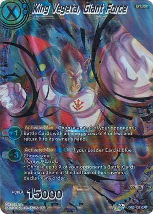 King Vegeta, Giant Force (DB3-138) [Giant Force]