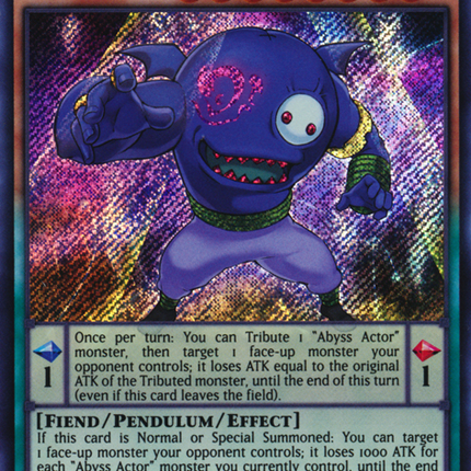 Abyss Actor - Evil Heel [DESO-EN016] Secret Rare