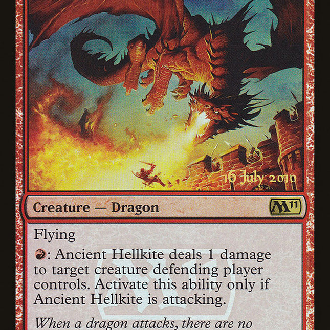Ancient Hellkite [Magic 2011 Prerelease Promos]