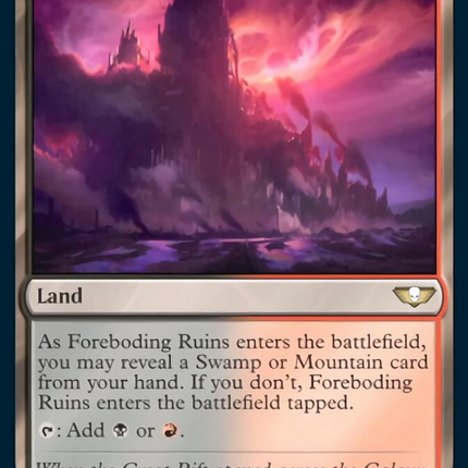 Foreboding Ruins (Surge Foil) [Warhammer 40,000]