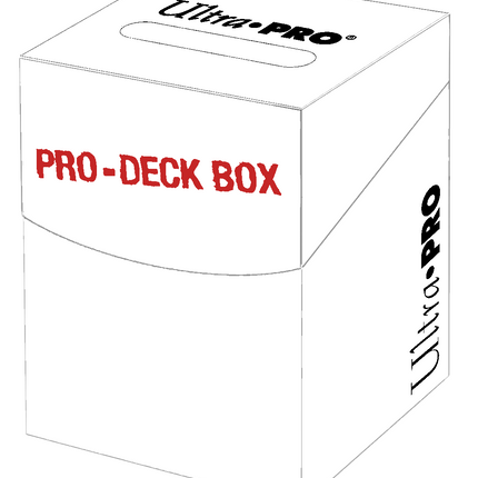 Ultra PRO: Deck Box - PRO 100+ (White)