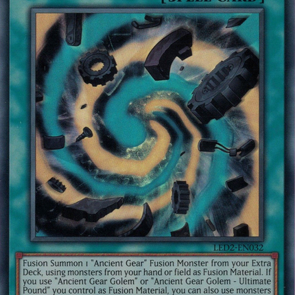 Ancient Gear Fusion [LED2-EN032] Ultra Rare