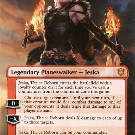 Jeska, Thrice Reborn (Borderless) [Commander Legends]