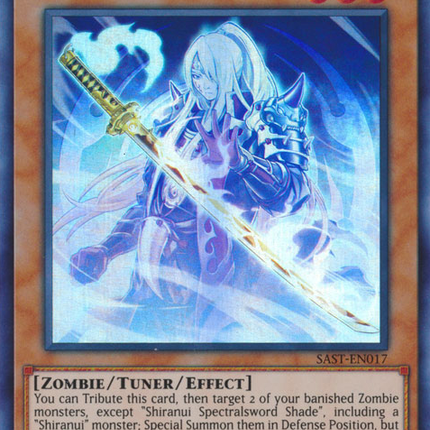 Shiranui Spectralsword Shade [SAST-EN017] Super Rare