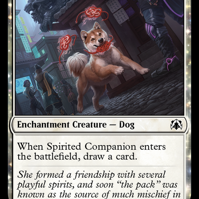 mtg companion cards in commander Spirited Companion [March of the Machine Commander] – TokenMTG