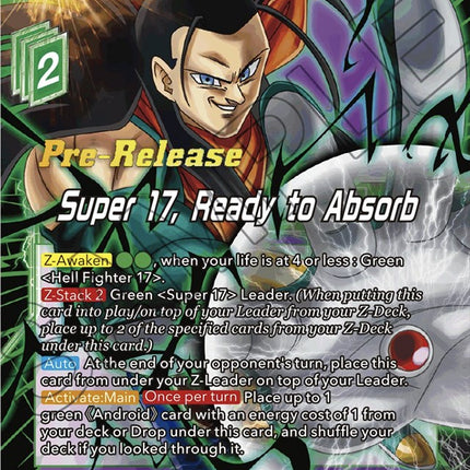 Super 17, Ready to Absorb (BT20-057) [Power Absorbed Prerelease Promos]