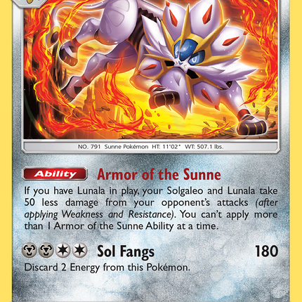 Solgaleo (142/236) [Sun & Moon: Cosmic Eclipse]