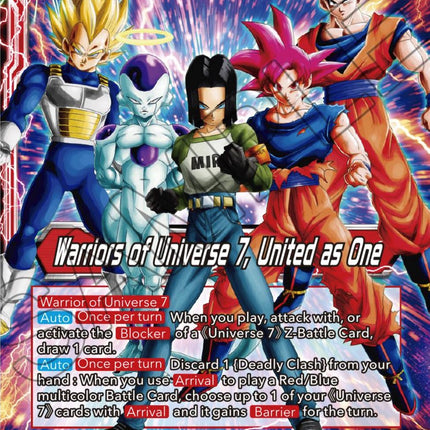 Android 17 // Warriors of Universe 7, United as One (BT20-001) [Power Absorbed]