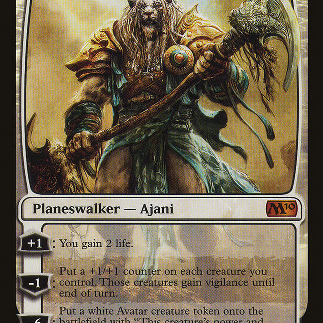 Ajani Goldmane [Magic 2010]