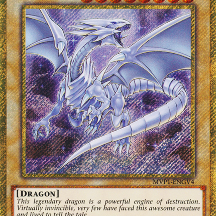 Blue-Eyes White Dragon [MVP1-ENGV4] Gold Secret Rare