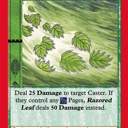 Razored Leaf [Pukwudgie Chieftain Starter Deck]